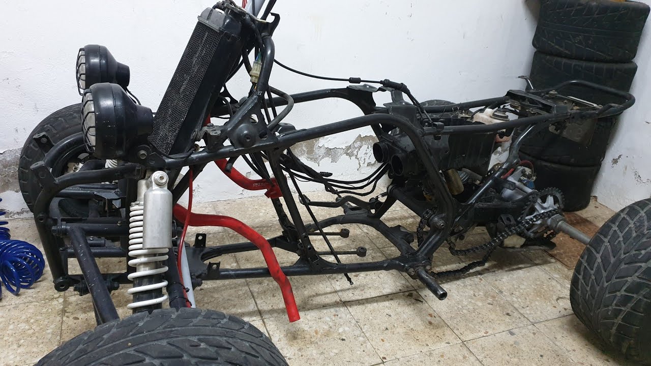 Removing My Yamaha Banshee 350 Engine