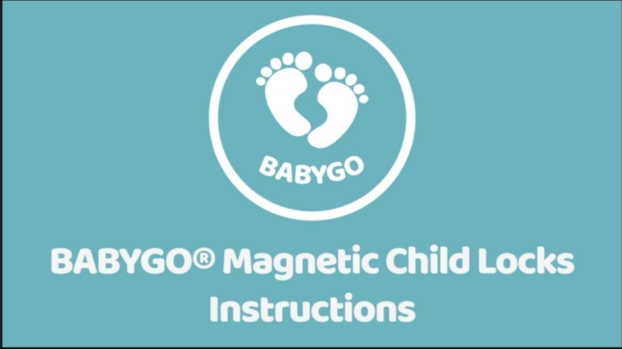 BABYGO&reg; Magnetic Child Safety Locks | Installation Guide