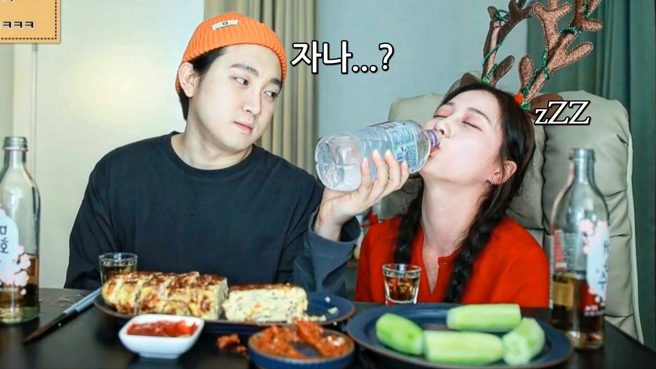 Моя жена, которая не может пить, пьяна. Питьевое шоу🍻.