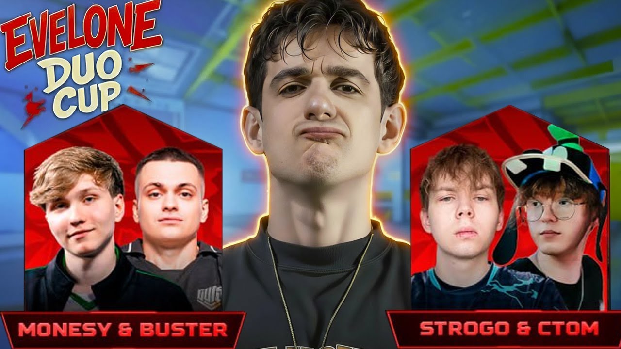 ЭВЕЛОН НОВЫЙ ТУРНИР 2 на 2 КС2 #12 / БУСТЕР и МОНЕСИ vs СТРОГО и КТОМ / EVELONE CS2 M0NESY BUSTER
