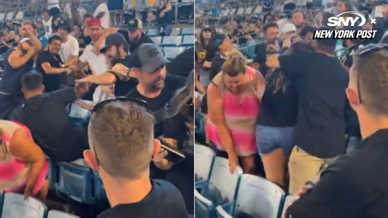 Steelers, Jaguars fans have lengthy brawl during NFL preseason game | New York Post Sports