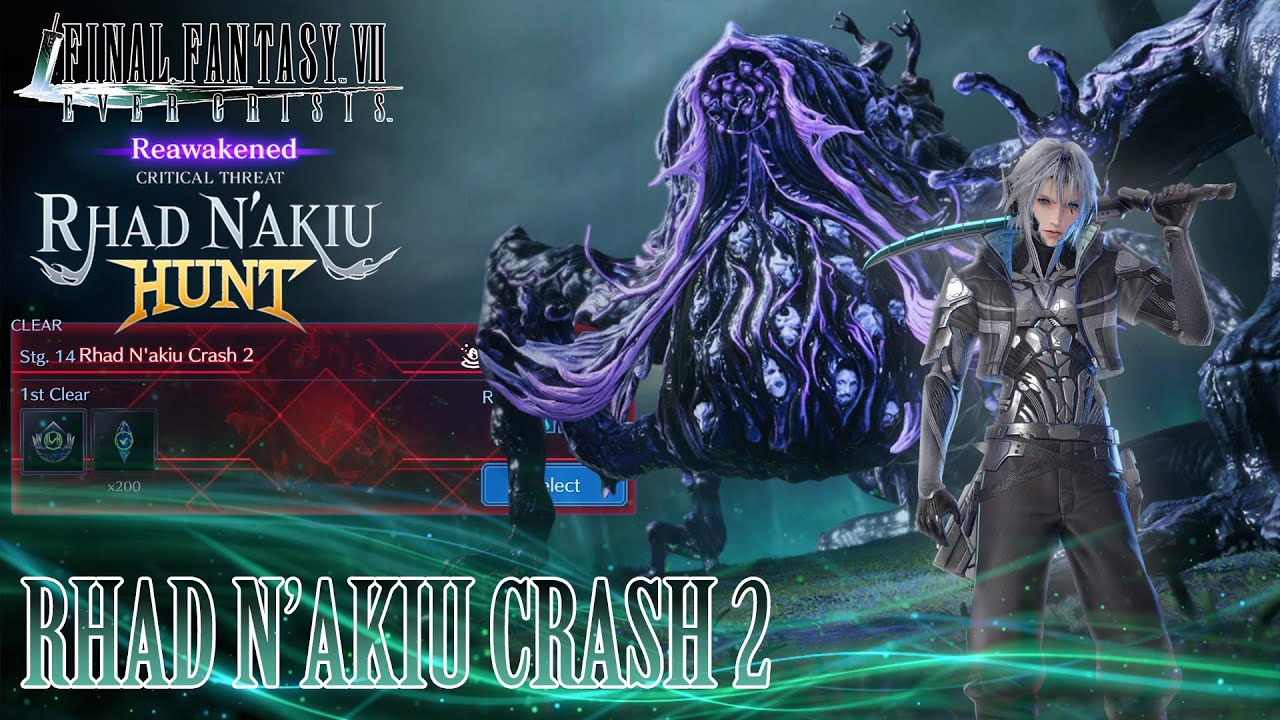 Rhad N'akiu Crash 2 Solo guide [mag Seph] - Critical Threat event || Final Fantasy VII Ever Crisis