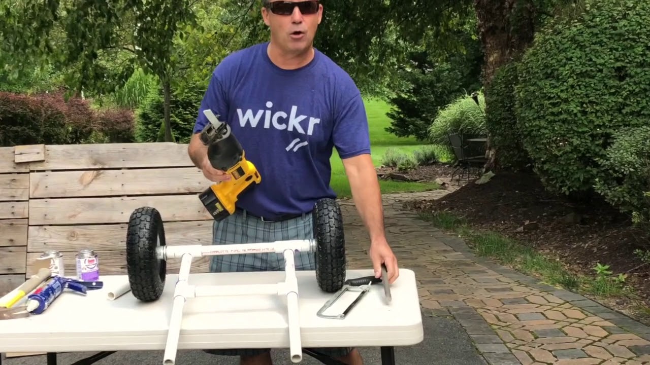 Hobie Outback Kayak Cart Dolly - DIY with demo