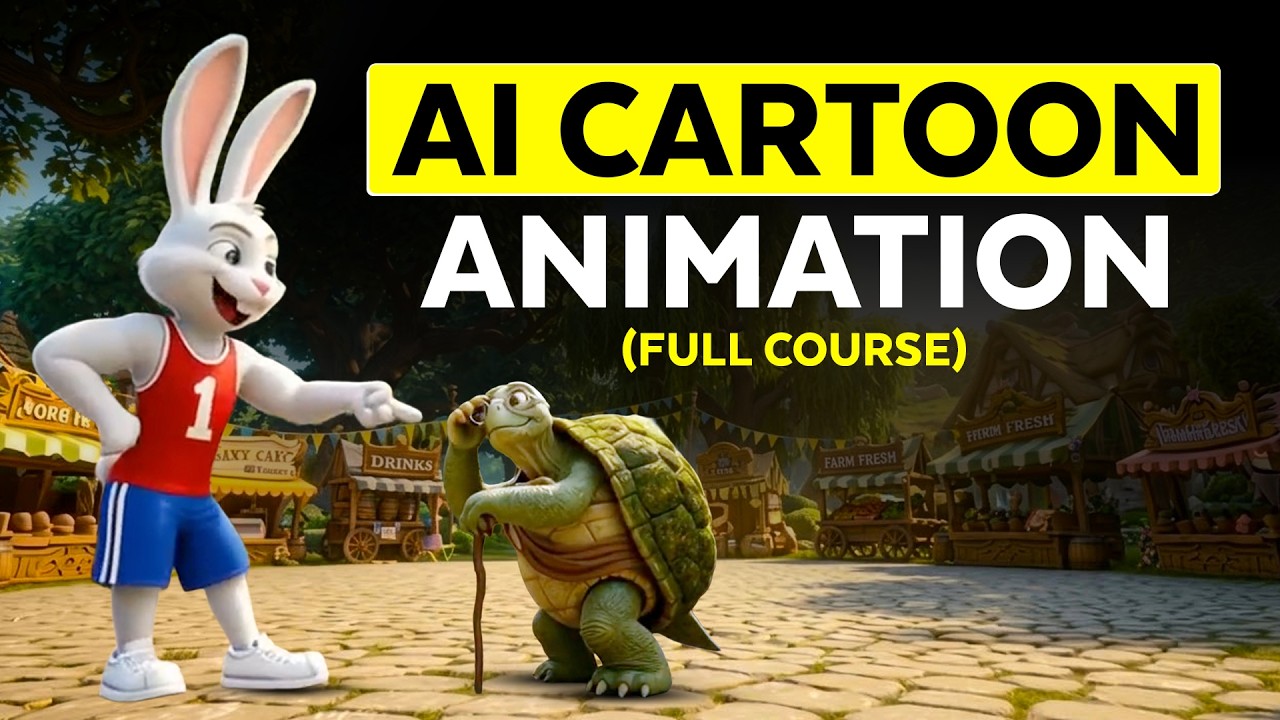 Make a Full 3D Cartoon Animation with AI (Consistent Characters + Lip Sync)