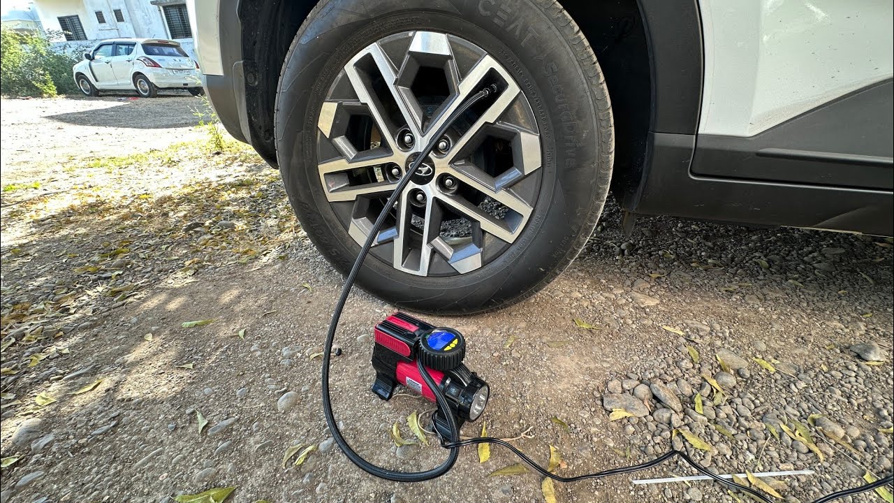 Bergmann Typhoon Digital Portable Heavy-Duty Metal Car Tyre Inflator