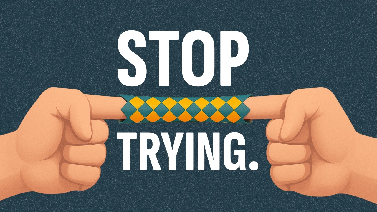 Stop Trying and You'll Succeed | Law of Paradoxical Goals