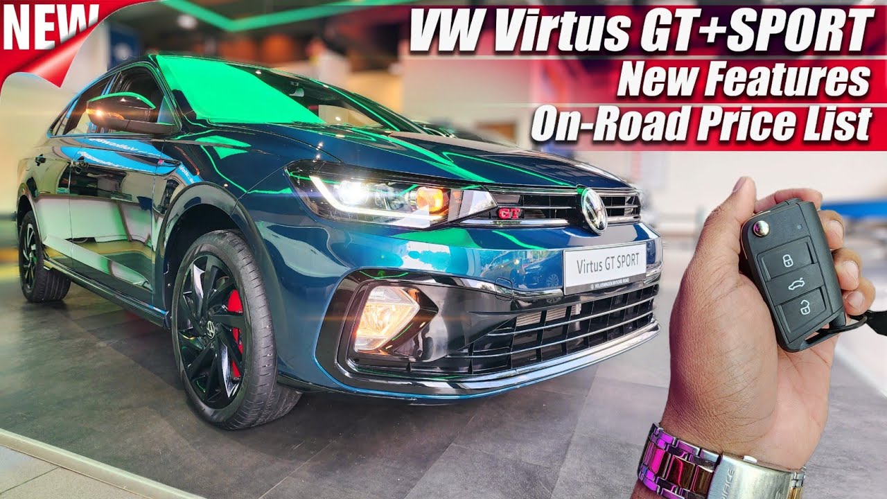VW Virtus GT Plus Sport 2024 New Model, On Road Price List, Mileage, Features