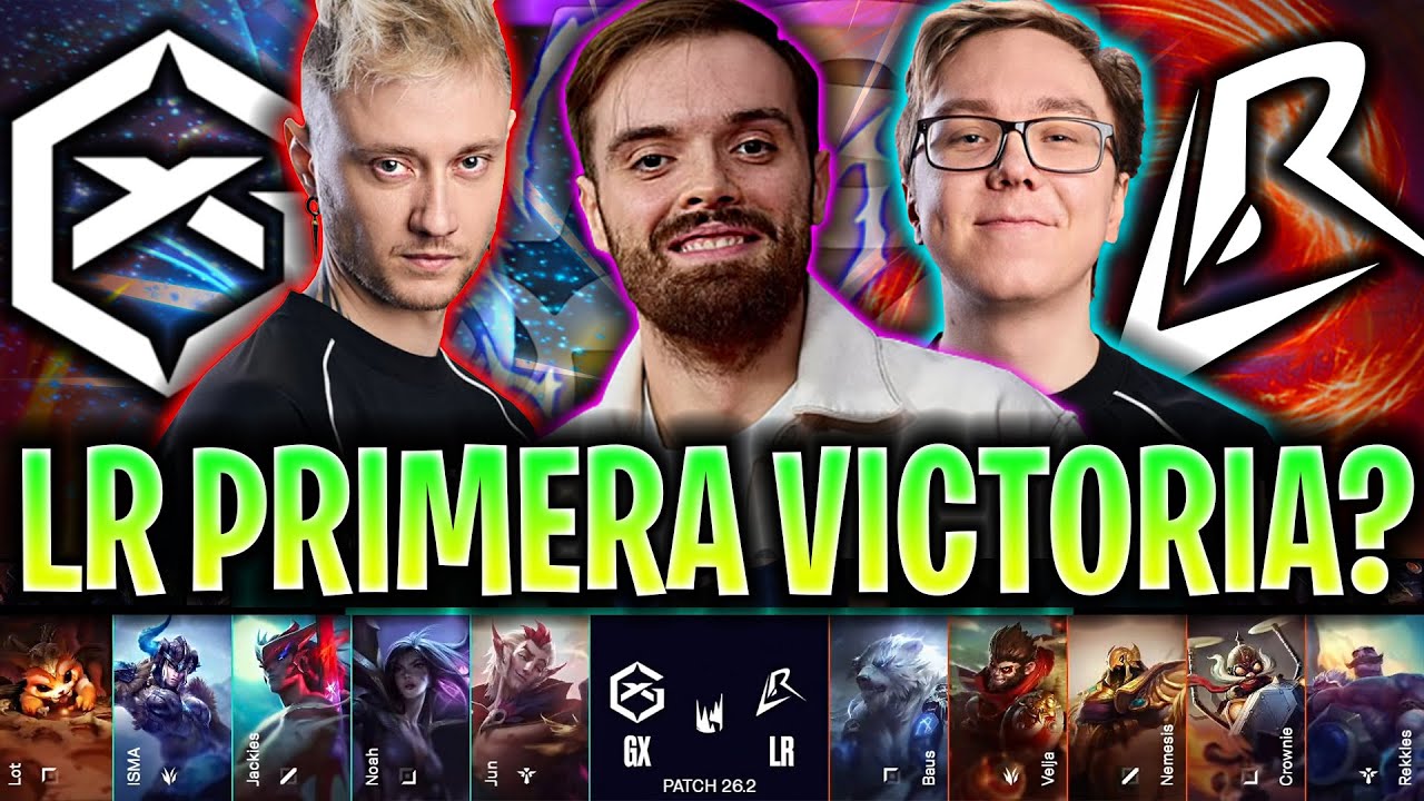 BAUS JUEGA VOLIBEAR TOP EN LA LEC! 😱PRIMERA VICTORIA?🔥 - GX vs LR LEC VERSUS 2026 ESPAÑOL
