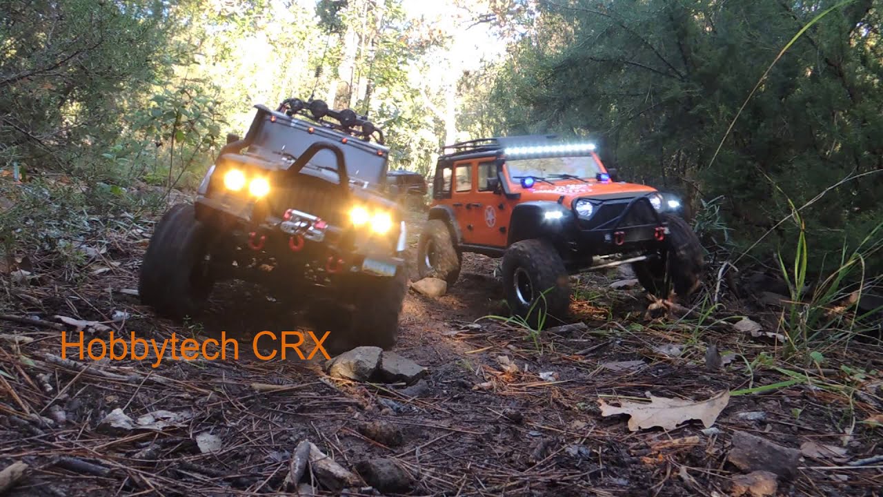 Sherpa Absima, reelyFreemen et Hobbytech CRX. Sortie scale crawler en famille dans le centre VAR.