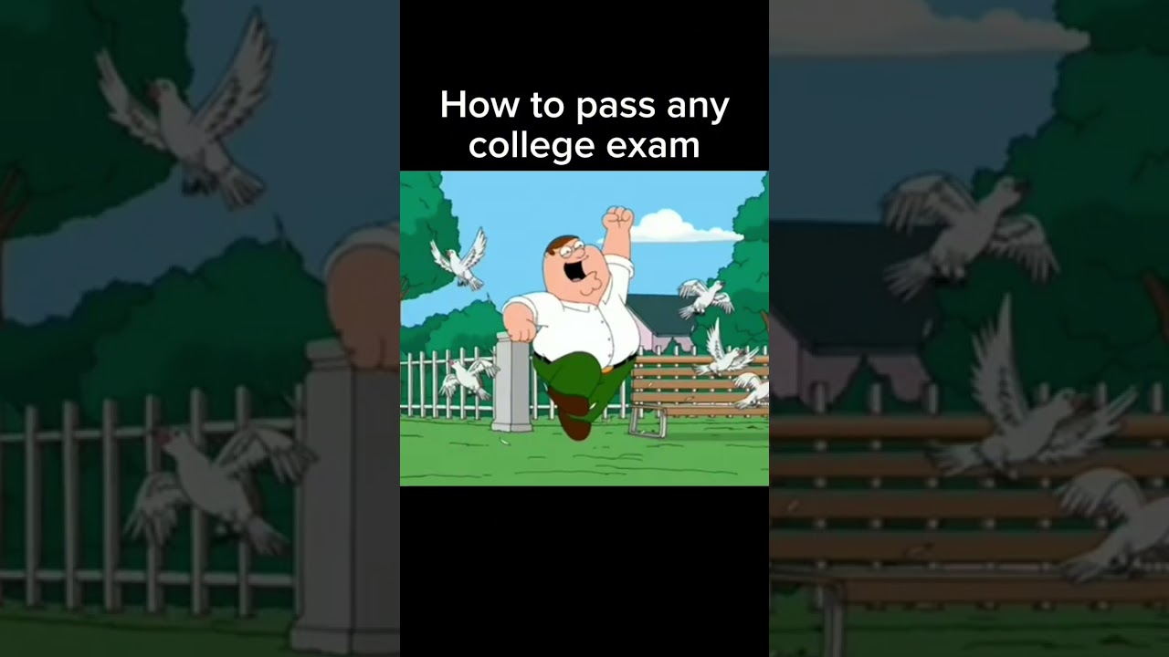 Family guy exam in college #familyguy #bestmoments #funny #random #fyp #college #exam #pass