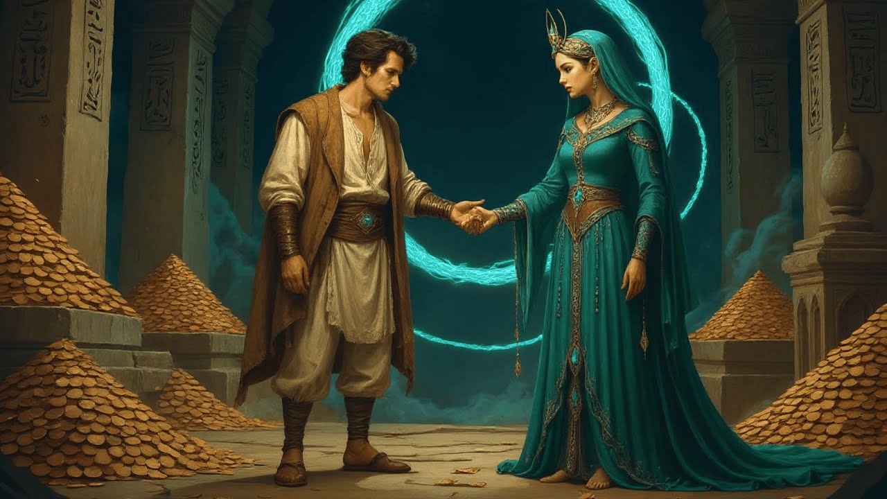 قصة الرجل الذي أحبّته ملكة الجن… وفتحت له الكنوز… لكن الثمن كان أغلى مما تخيّل | قصة أسطورية مشوّقة