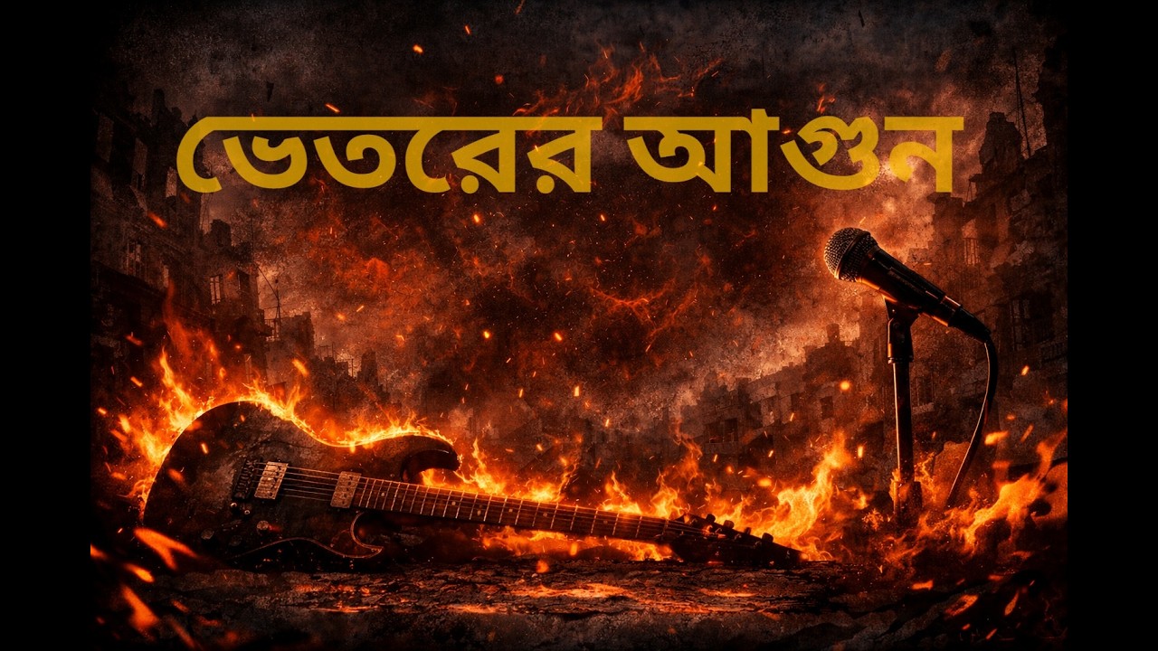 চুপচাপ থাকি, সবাই ভাবে শান্তভেতরে ঝড়, বাইরে আমি ক্লান্তহাসির মুখোশ #rock #song