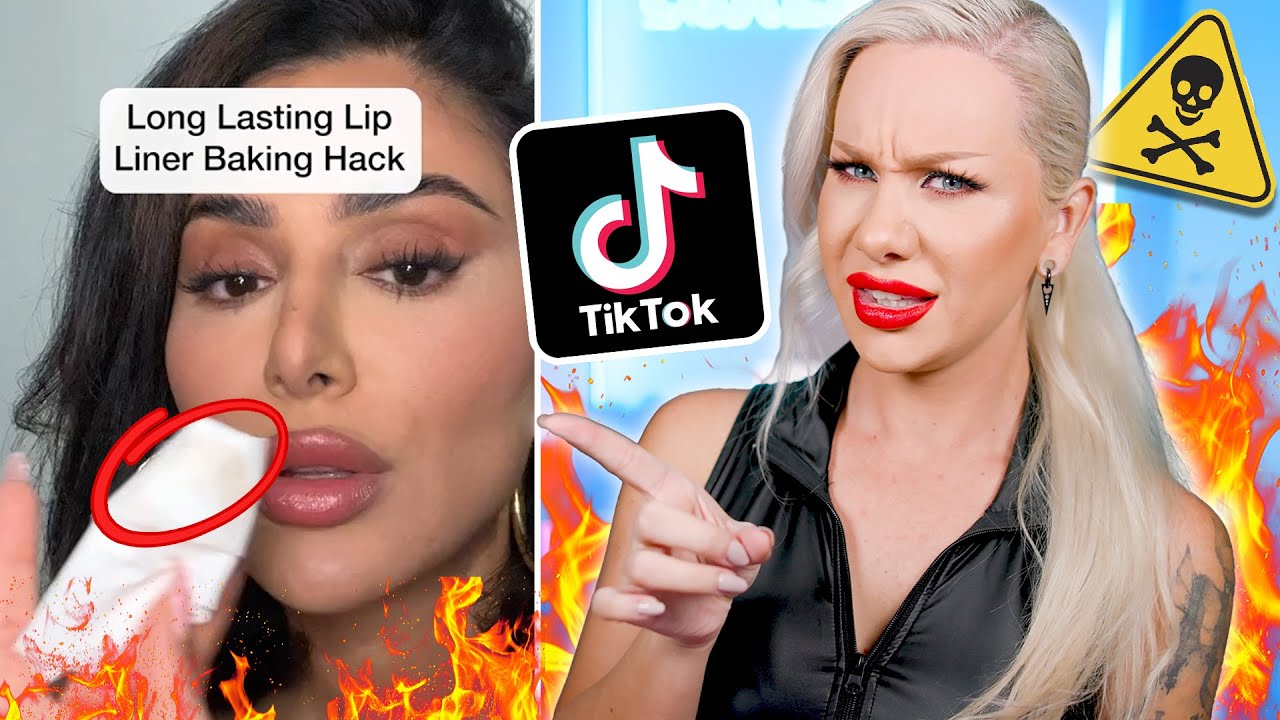 40 (almost) Minutes of UNHINGED TikTok Makeup Hacks and Beauty Fails! Part 9