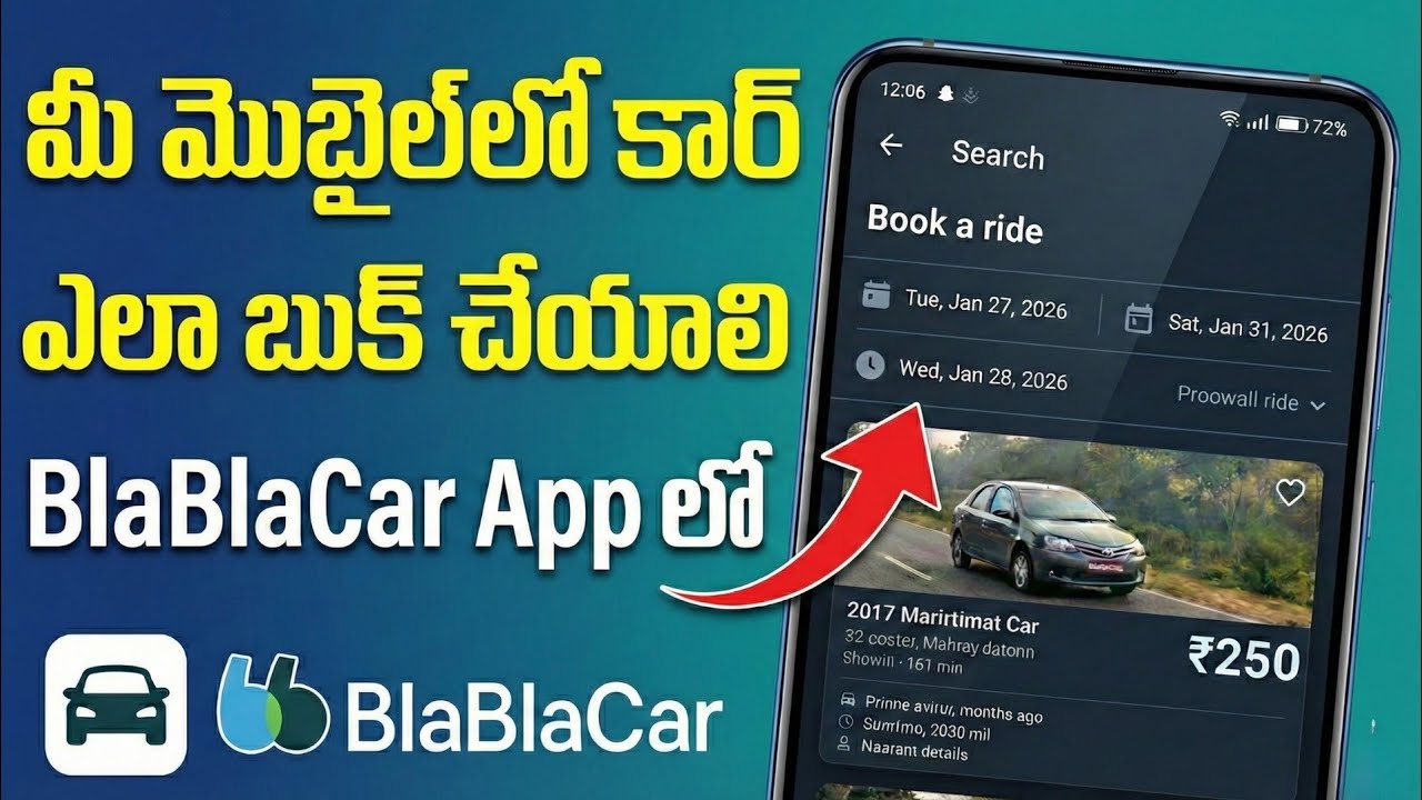 How to Book a Car Ride on BlaBlaCar App
