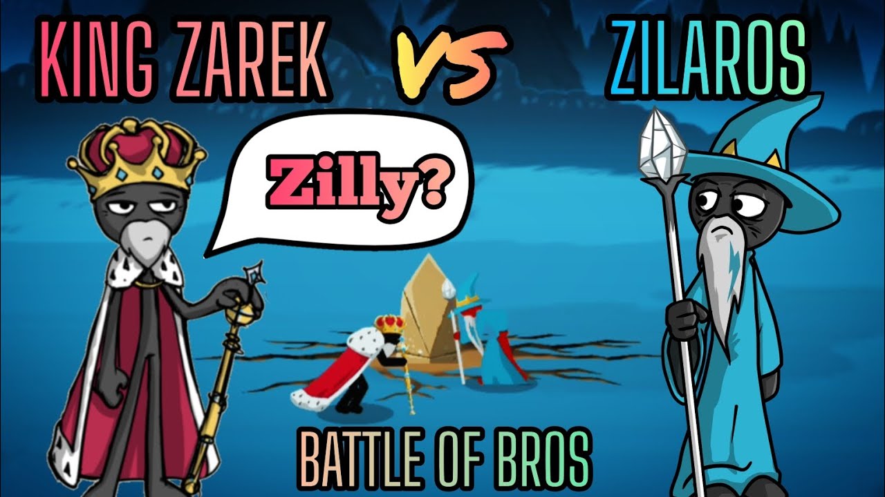 KING ZAREK VS ZILAROS! Brothers Fighting For The Throne! Stick War 3 New Update Leak General Battles