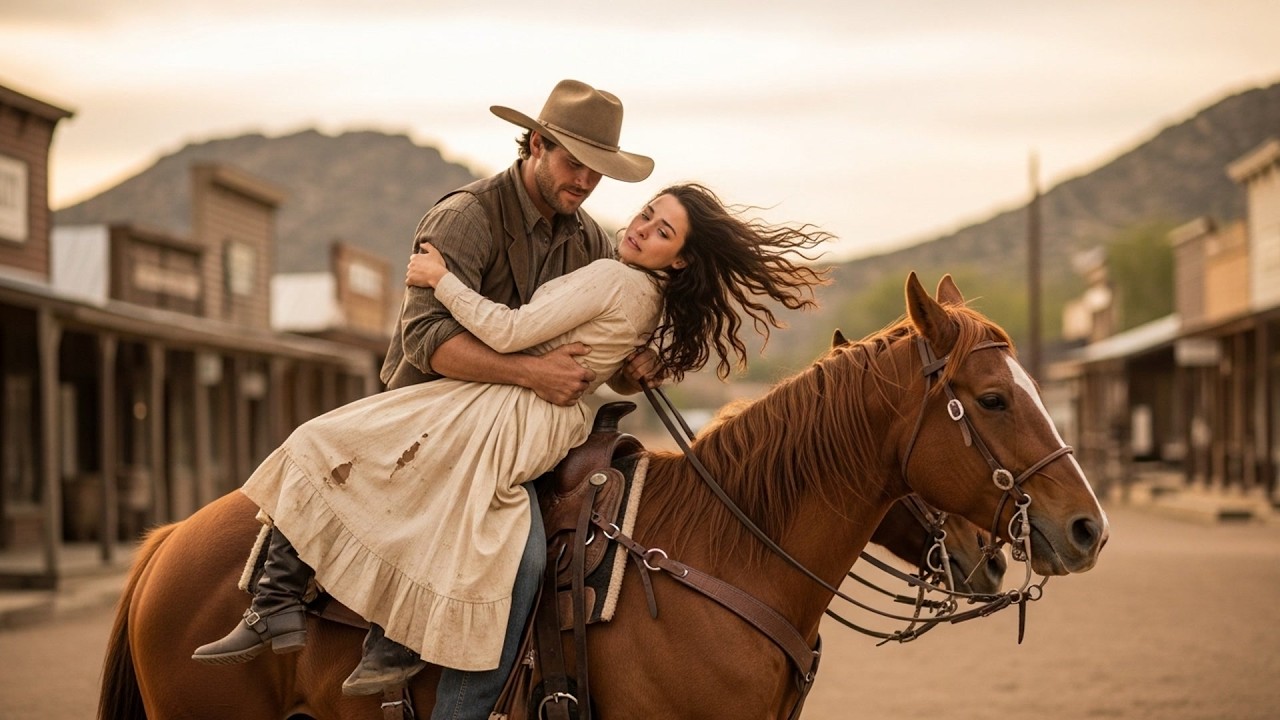 The Cowboy Saw The Runaway Horse And Didn't Hesitate, He Chased It Down And Brought Her To Safety