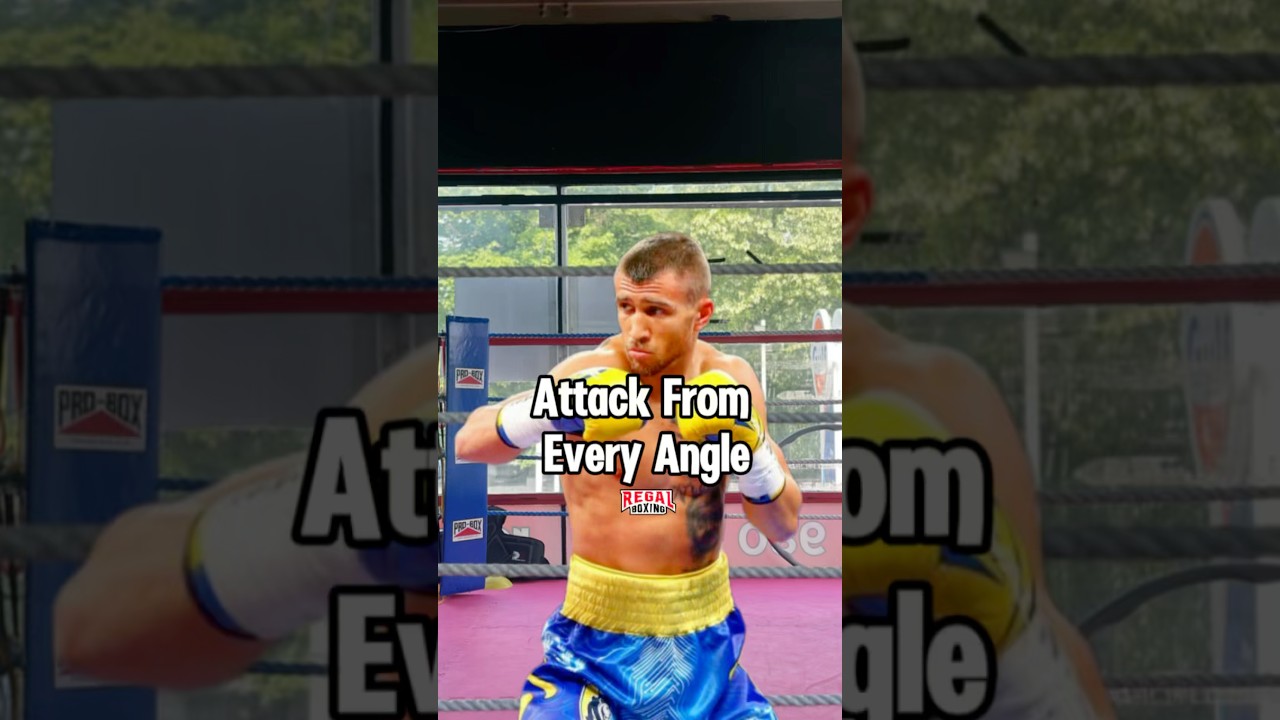 Lomachenko Style Drill &ndash; Angles, Pivots, and Combos #lomachenko #boxingfootwork #boxingtraining