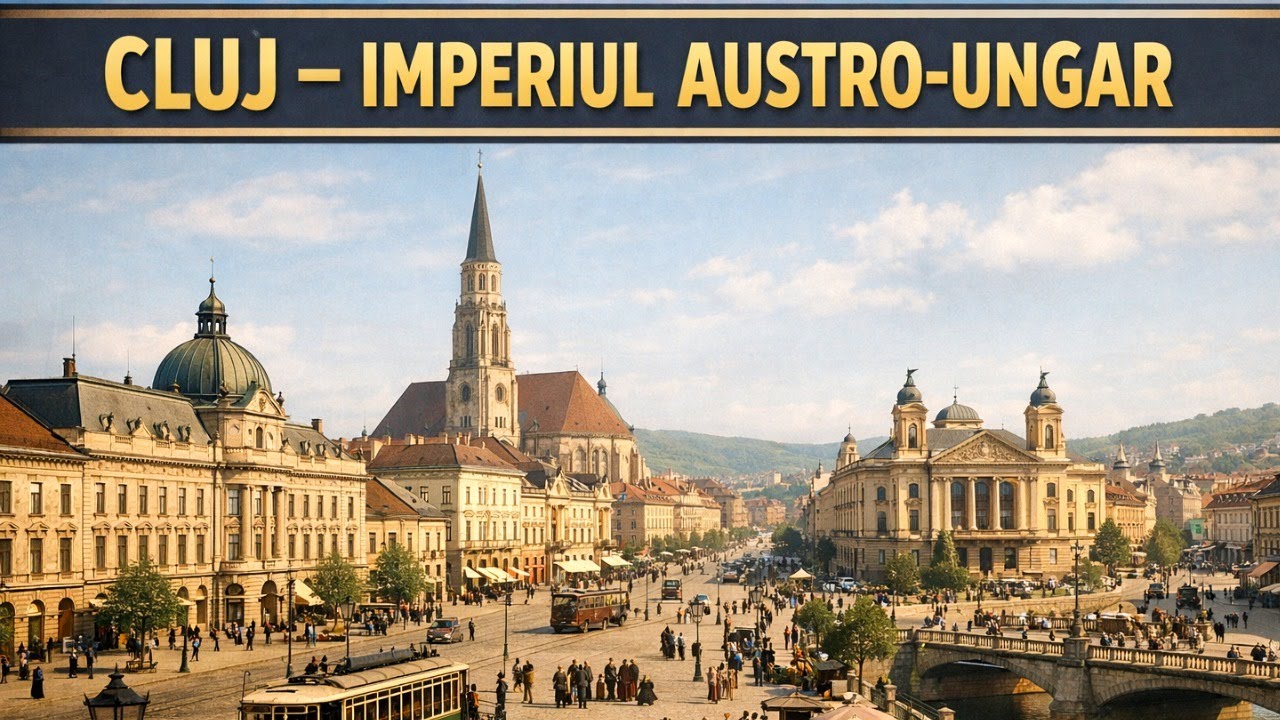 Cum era viața în Cluj în timpul Imperiului Austro-Ungar (Reconstrucție cu IA)