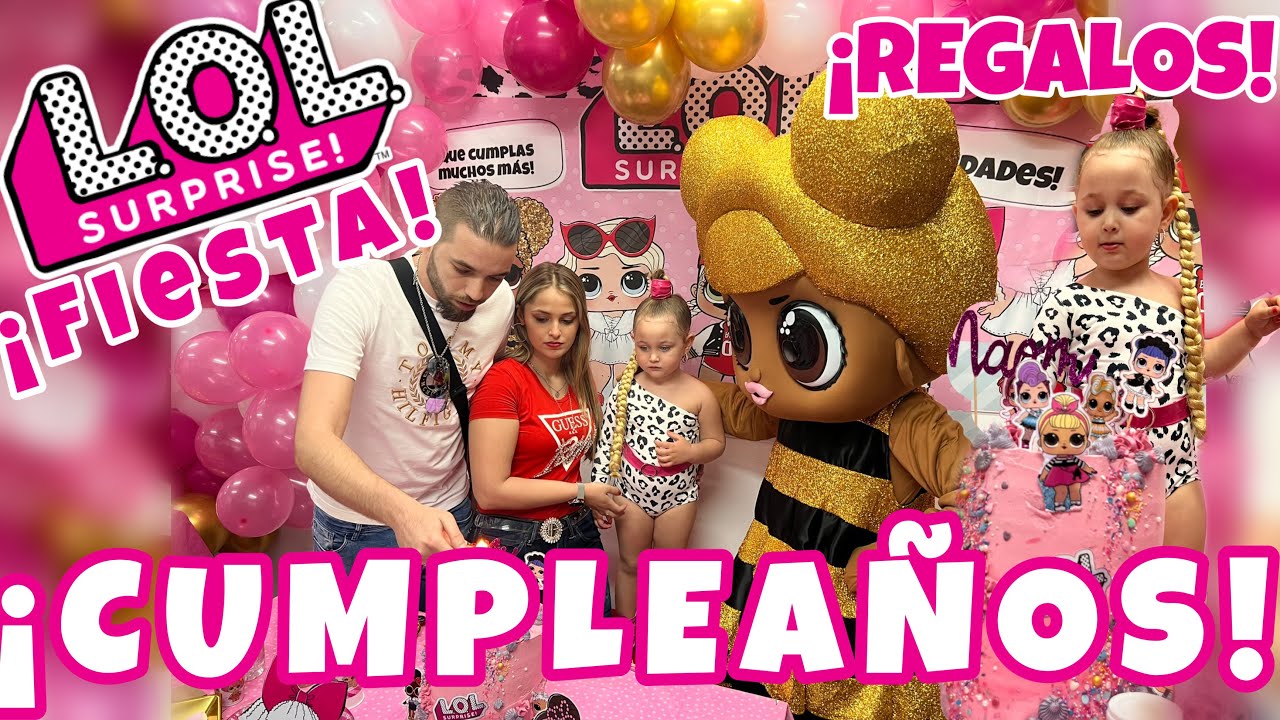 &iexcl;3 FIESTA DE CUMPLEA&Ntilde;OS NAOMI! | LOL Surprise Con Queen Bee