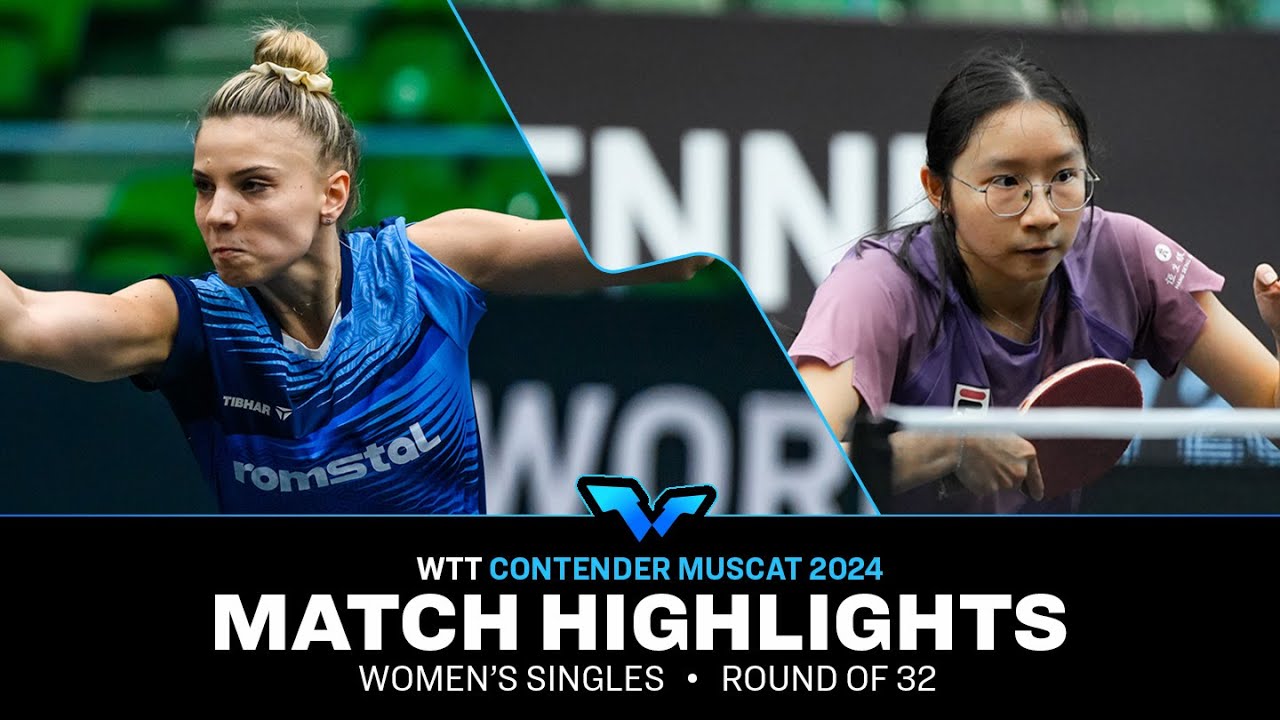 Adina Diaconu vs Lee Hoi Man Karen | WS R32 | WTT Contender Muscat 2024