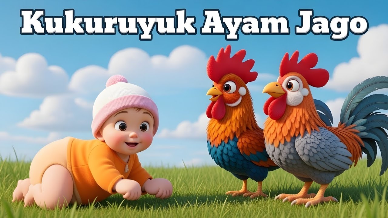 Kukuruyuk Ayam Jago - Lagu Anak Indonesia Populer Dan Viral ❤