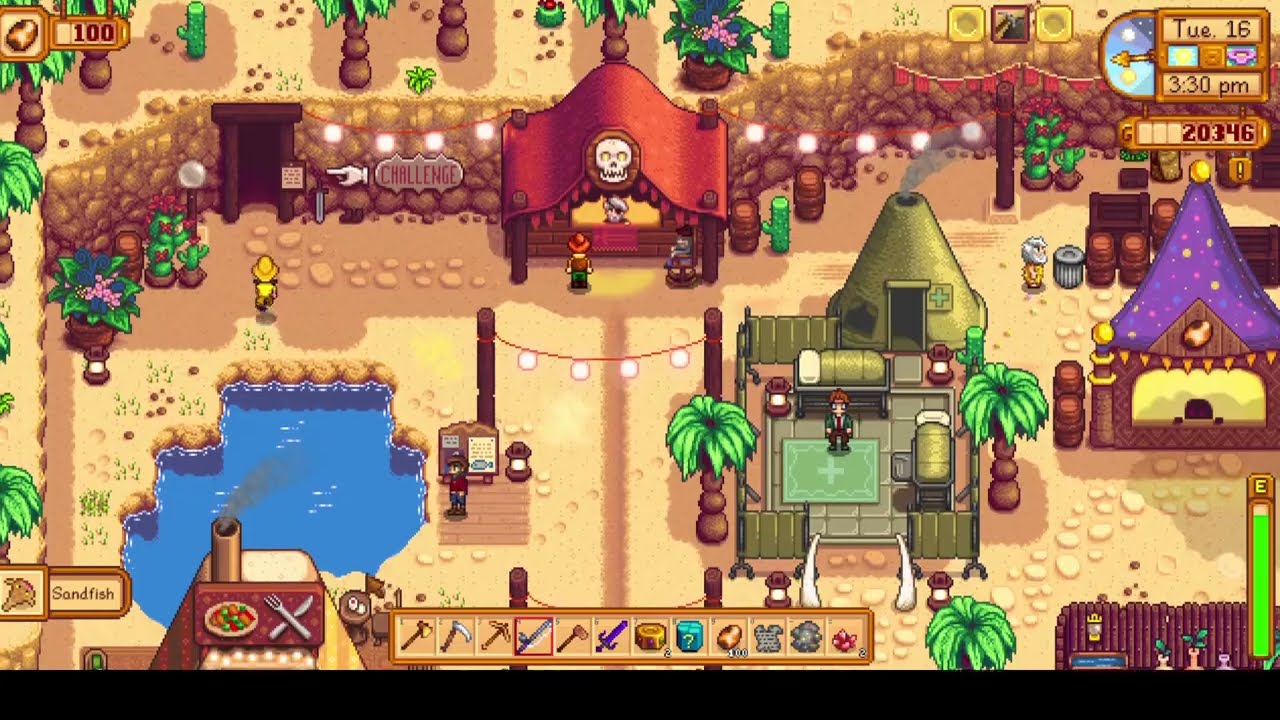 Desert Festival Calico Day 2 Stardew Valley Part 107 #stardewvalley #gameplay #viral #games