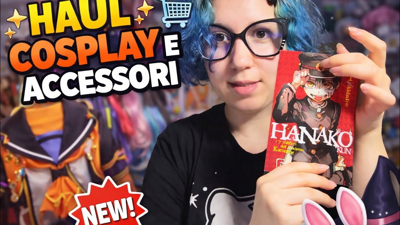 HAUL COSPLAY NUOVI,ACCESSORI E MANGA😻