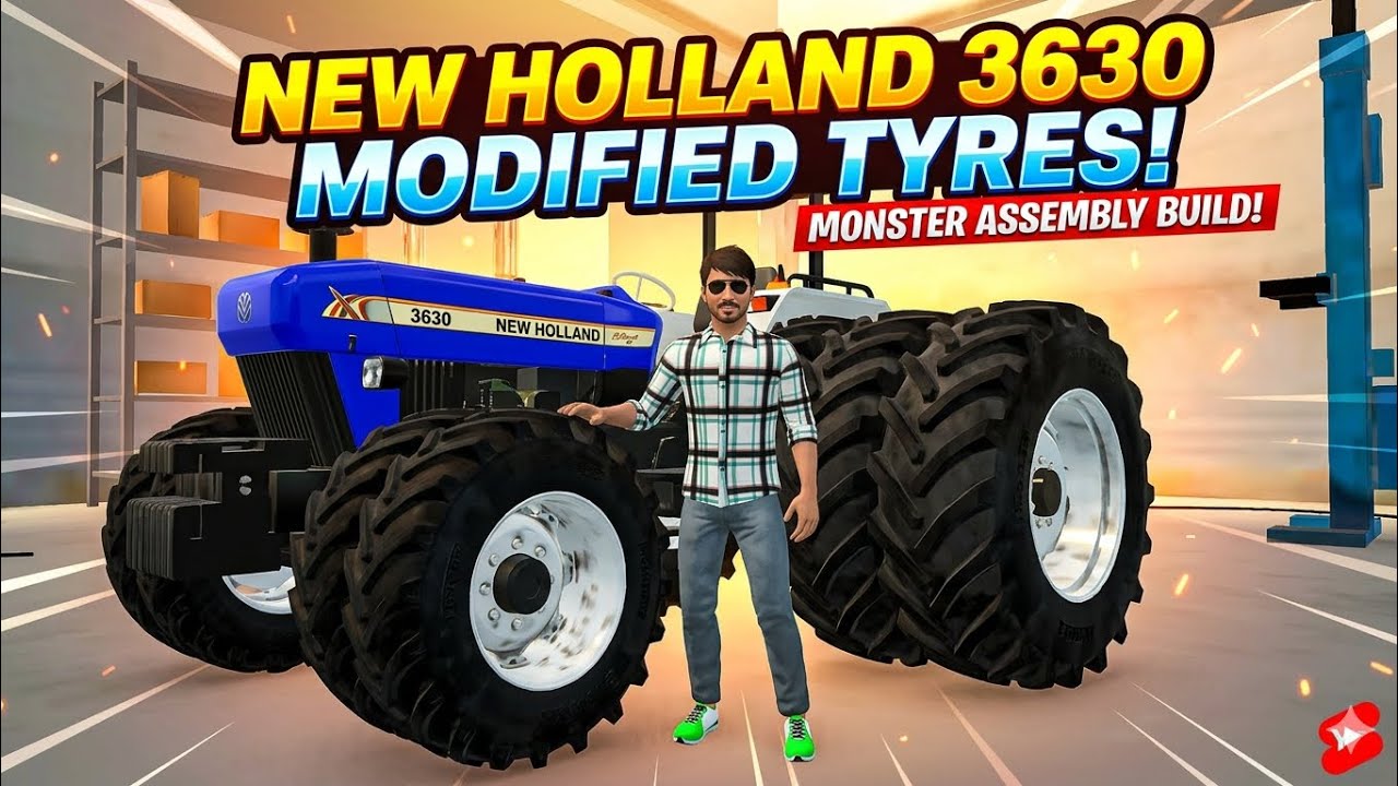 #newholland 3630 monster tyre amble check new looke