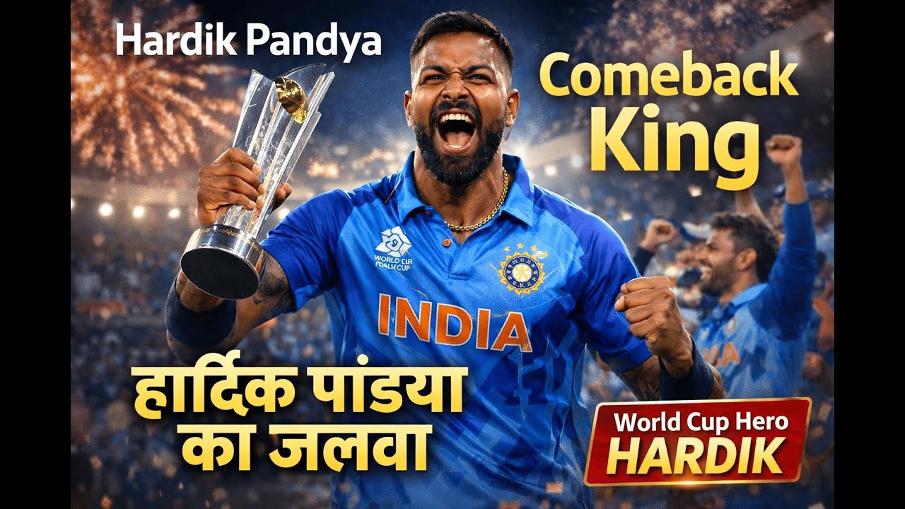 🔥 HARDIK PANDYA – THE COMEBACK KING 👑” | Indian All-Rounder  | World Cup Hero Story🏆The People File