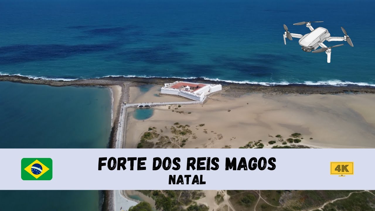 [4K] 🇧🇷 Forte dos Reis Magos, Natal - by drone 🇧🇷