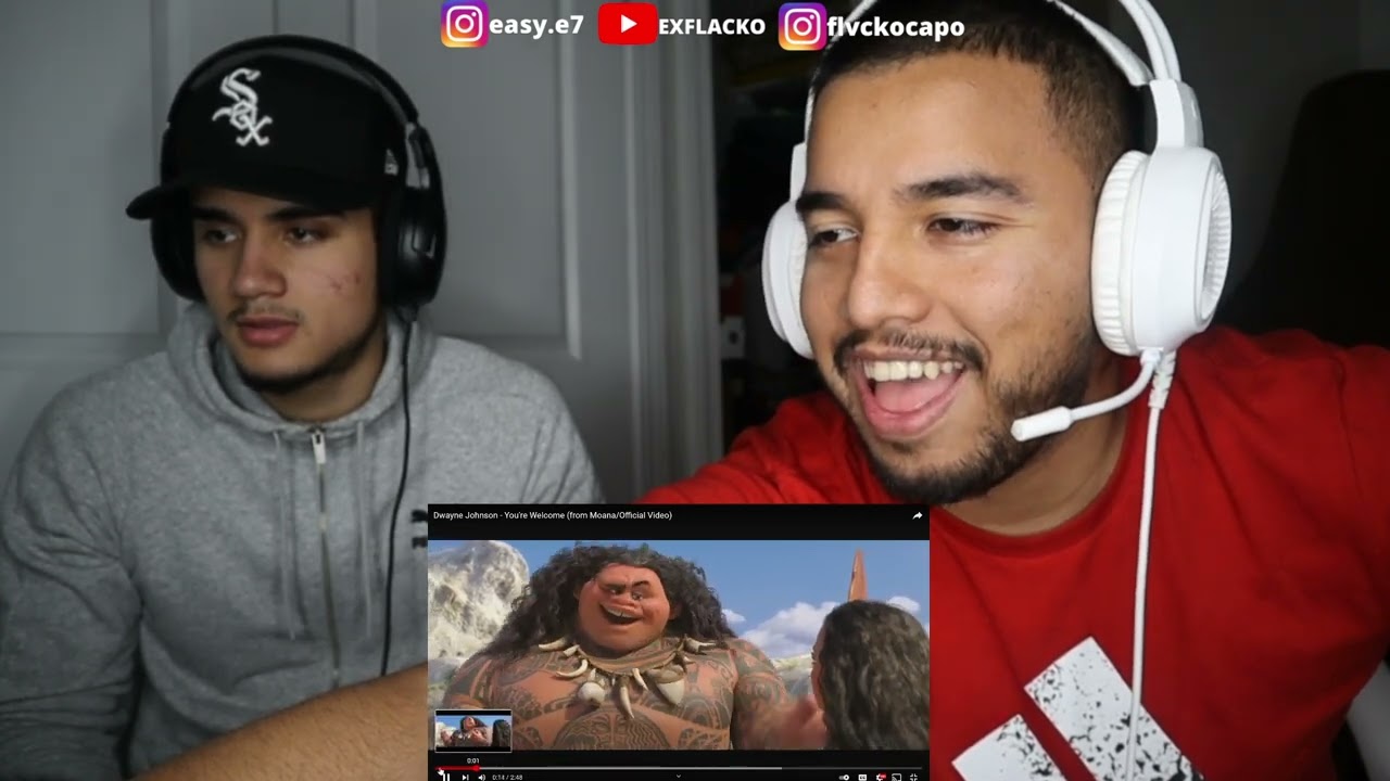Dwayne Johnson - You're Welcome (from Moana/Official Video) | REACTION