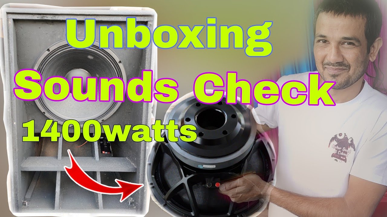 TurboSonic Loudspeaker 1400watts Price Unboxing & SoundCheck J6018/2 Pro Speakers
