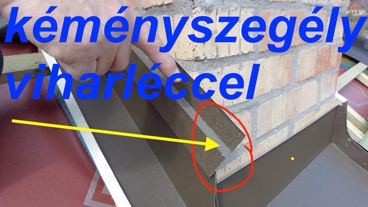 Kéménybádog viharléccel. Ilyet csak profiktól látsz! És nem fog beázni a tető!