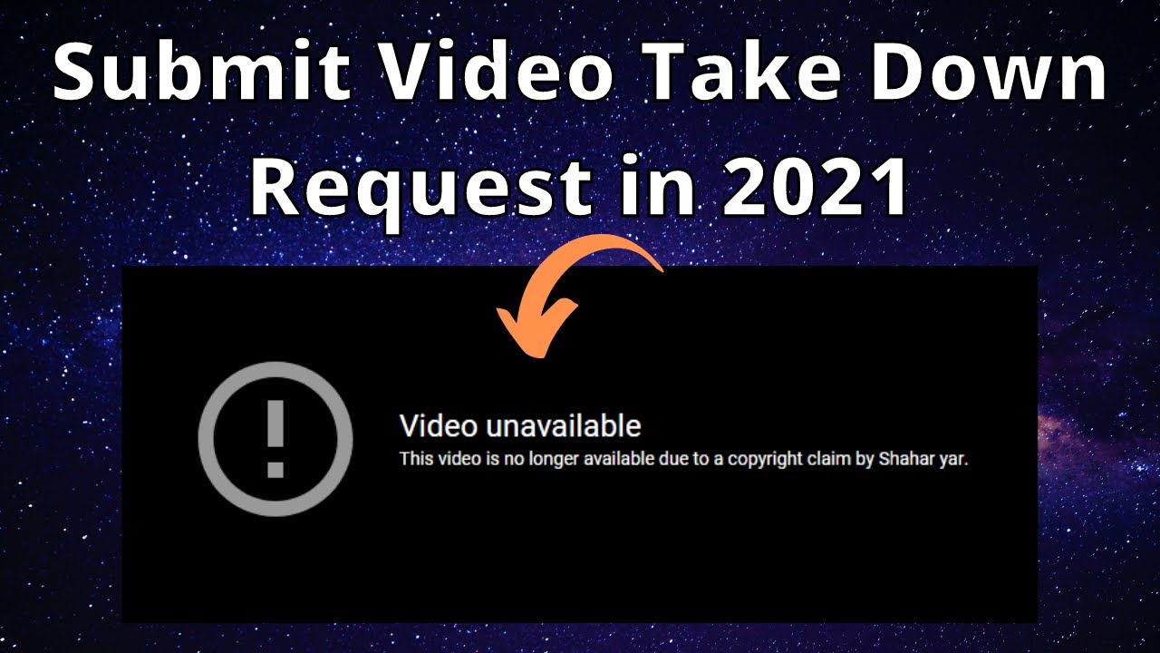 How to Submit Video Removal Request on Youtube in 2021