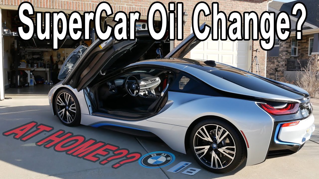 BMW i8 Oil Change COMPLETE PROCESS!