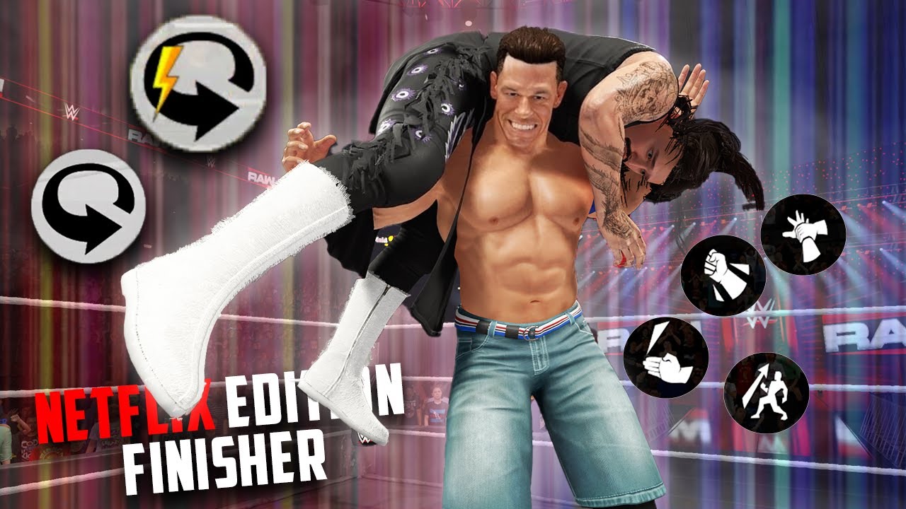WWE 2K25 Netflix Edition - All Finishers & Super Finishers
