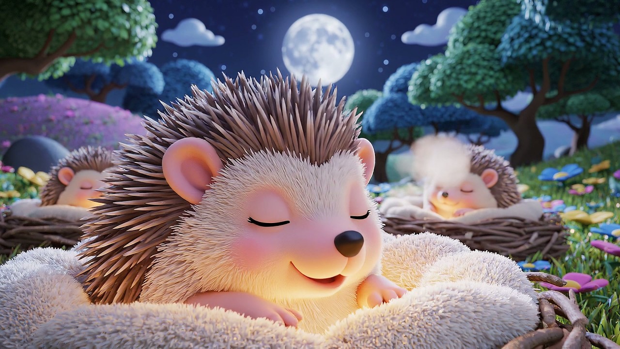 Five Tiny Hedgehog Pals Wiggle Wiggle Wiggle | Cute Hedgehog Song & Kids Rhymes