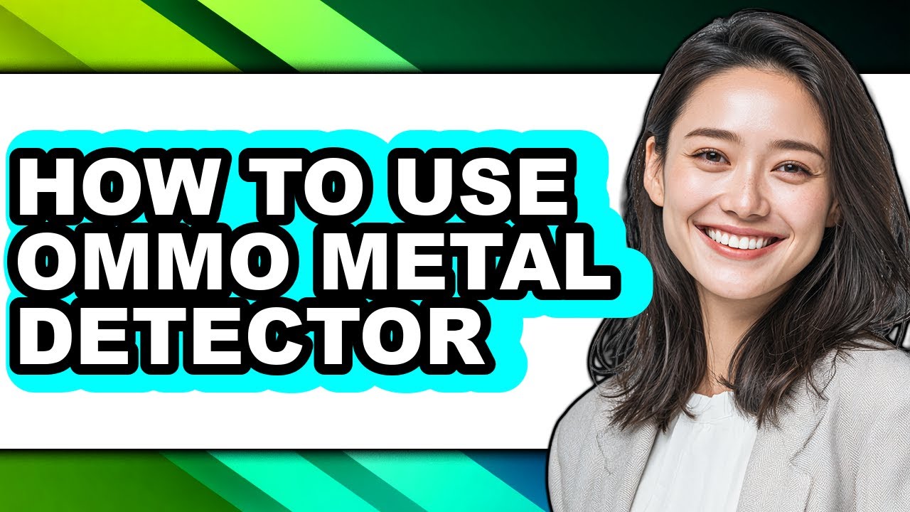 How to Use Ommo Metal Detector (easy Method)