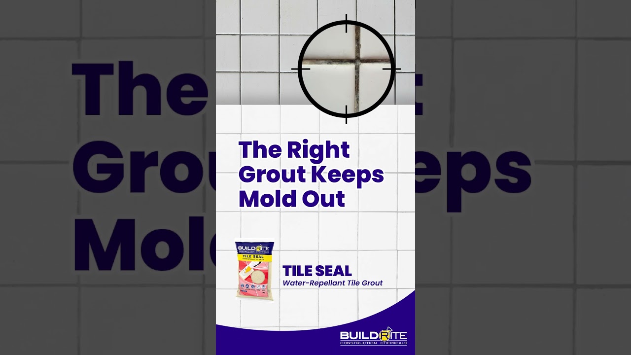 The Right Grout Keeps Mold Out