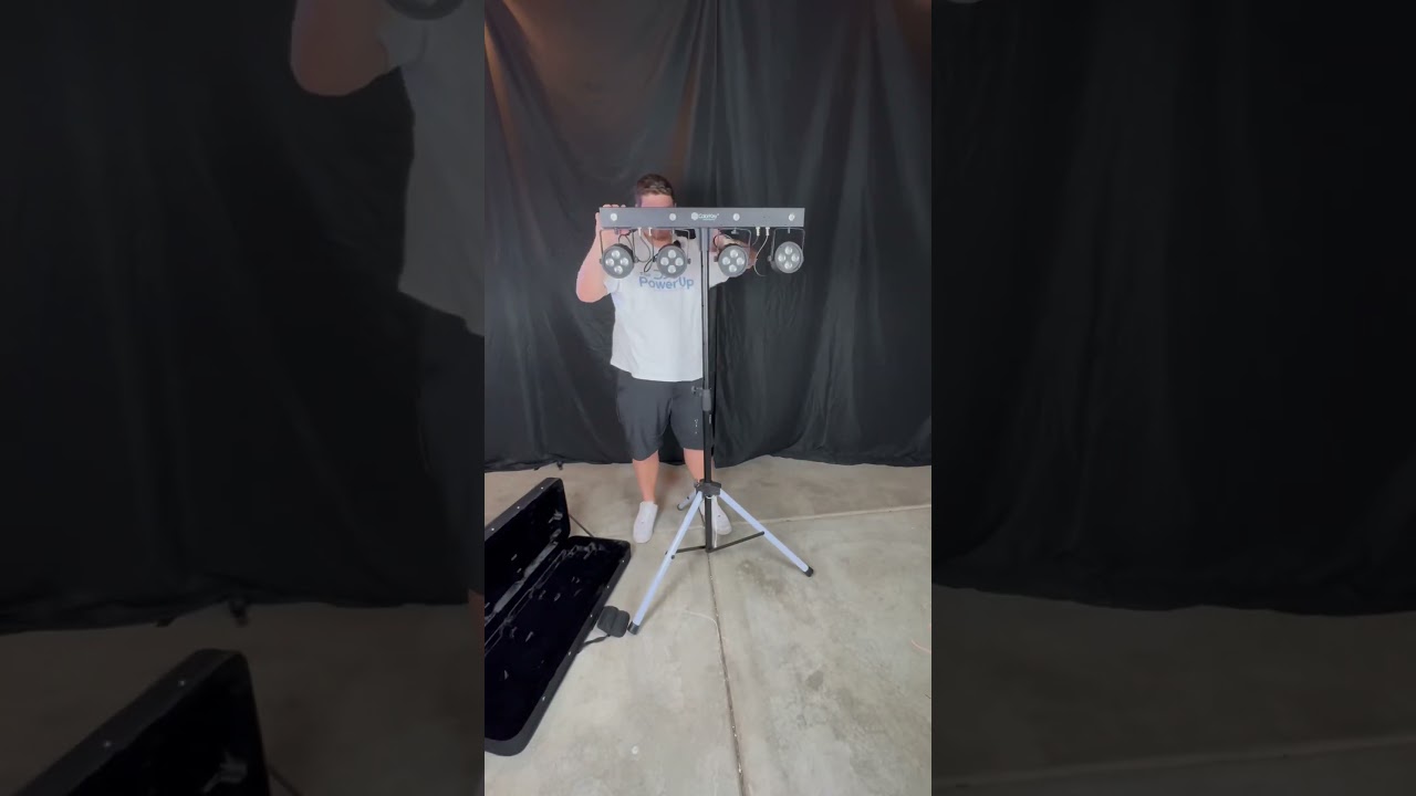The quickest light for mobile DJs to setup? #djlighting