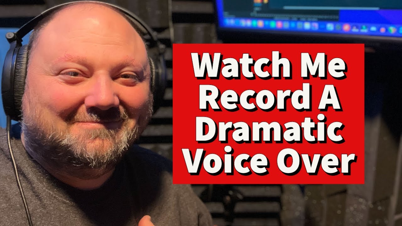Watch Me Record A Dramatic Voice Over
