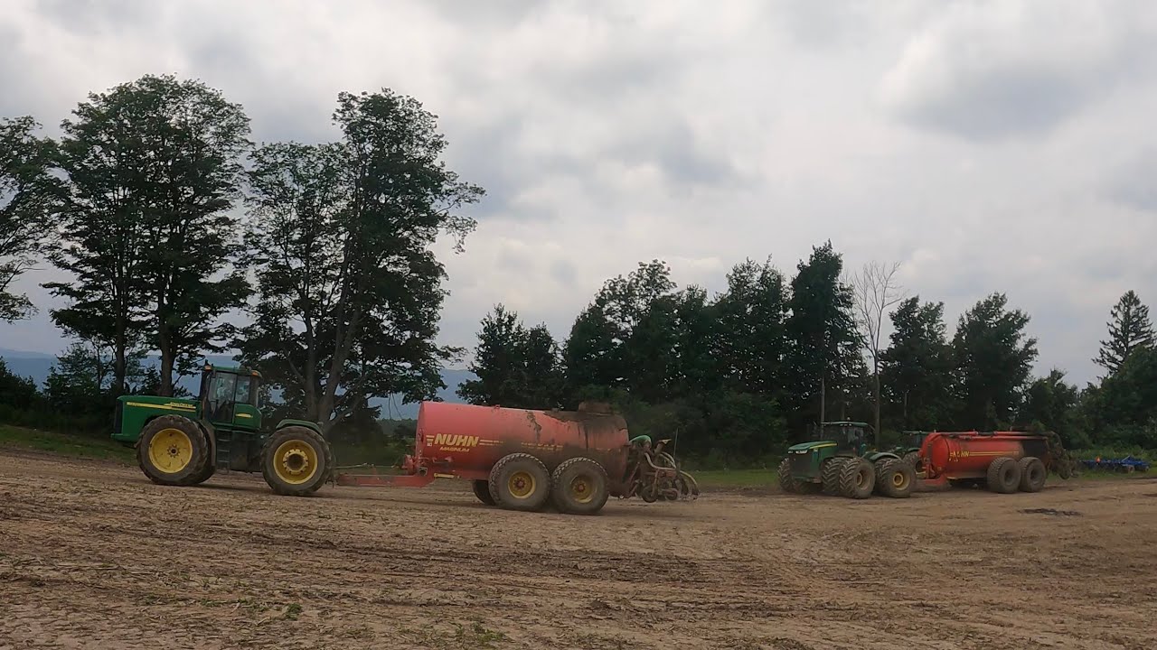 Farmin Hard…. And a truck Fire