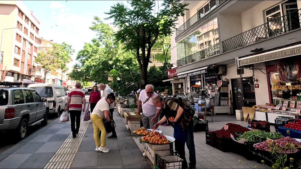Ankara [4k60fps], Tunalı Hilmi ve Esat Caddeleri Civarında Gezinti - Strolling Around Tunali & Esat