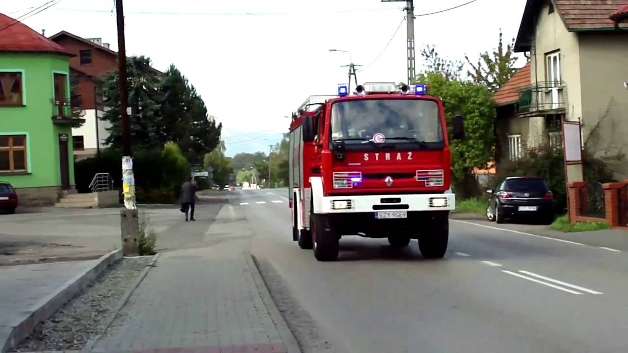 Przejazd alarmowy 16 Kompanii Wojewódzkiego Odwodu Operacyjnego województwa śląskiego