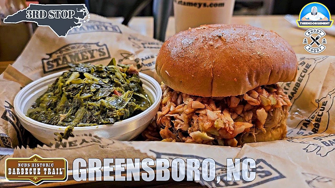 North Carolina Historic Barbecue Trail Roadtrip! 🐖 | Stamey's Barbecue | 3rd Stop | theendorsement