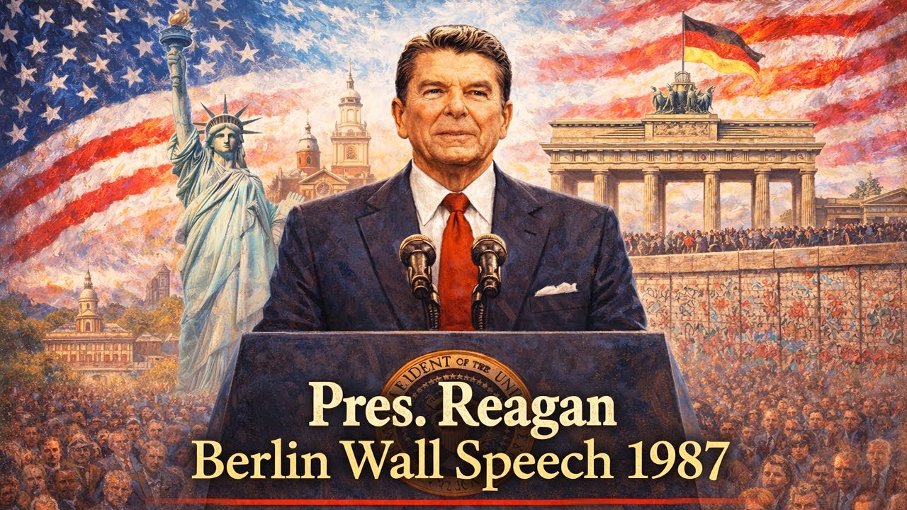 President Ronald Reagan Berlin Wall Speech 1987 | “Tear Down This Wall” |