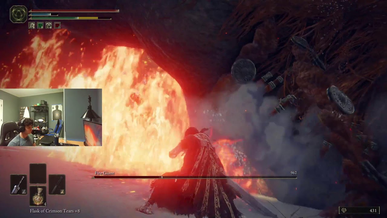 Elden time - 2nd go around with a strength build (Meeting the frenzied flame)