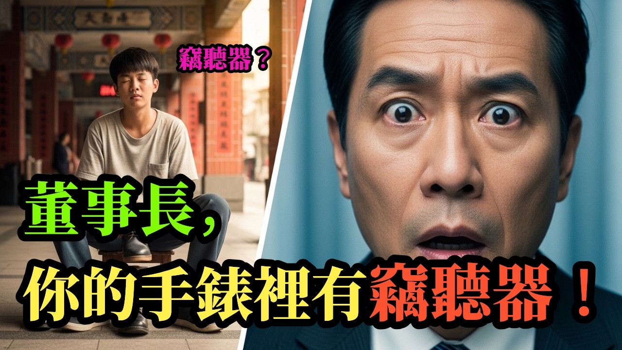 董事長，你的手錶裡有竊聽器！｜人生故事｜有聲書