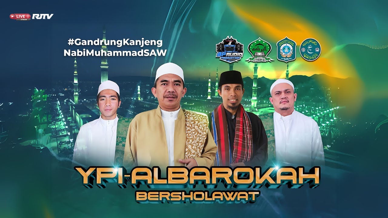 YPI Al-Barokah Bersholawat Bersama Majlis Riyadlul Jannah @ RT 30 RW 3,  Desa Gondanglegi Kulon