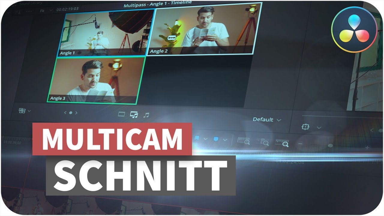 Mehrere Perspektiven blitzschnell schneiden mit MULTICAM - Die große Davinci-Resolve-Woche Teil 6